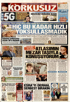 KORKUSUZ 2 Nisan 2026 gazete manşeti
