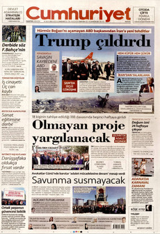 CUMHURİYET 6 Nisan 2026 gazete manşeti