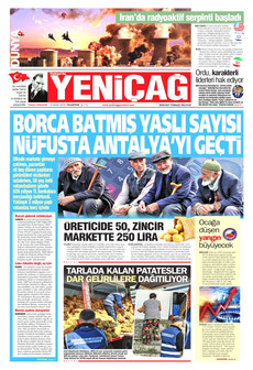 YENİÇAĞ 6 Nisan 2026 gazete manşeti