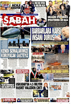 SABAH 8 Nisan 2026 gazete manşeti
