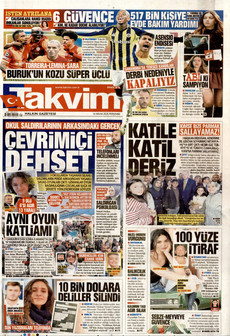 TAKVİM 16 Nisan 2026 gazete manşeti