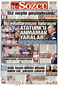 SÖZCÜ 18 Nisan 2026 gazete manşeti