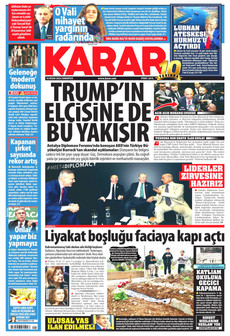 KARAR 18 Nisan 2026 gazete manşeti