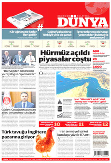 DÜNYA 18 Nisan 2026 gazete manşeti