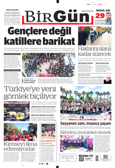 BİRGÜN 20 Nisan 2026 gazete manşeti