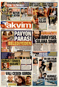 TAKVİM 21 Nisan 2026 gazete manşeti