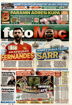FOTOMAÇ 21 Nisan 2026 gazete manşeti