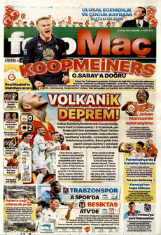 FOTOMAÇ 23 Nisan 2026 gazete manşeti
