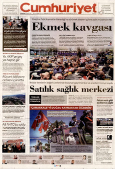 CUMHURİYET 25 Nisan 2026 gazete manşeti