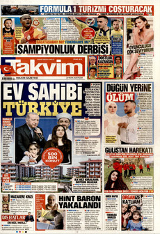 TAKVİM 26 Nisan 2026 gazete manşeti
