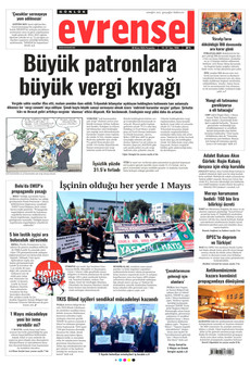 EVRENSEL 30 Nisan 2026 gazete manşeti