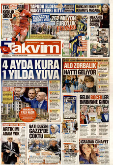 TAKVİM 30 Nisan 2026 gazete manşeti