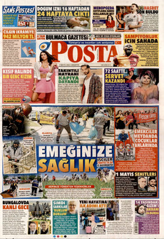 POSTA 2 Mayıs 2026 gazete manşeti