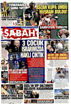 SABAH 3 Mayıs 2026 gazete manşeti