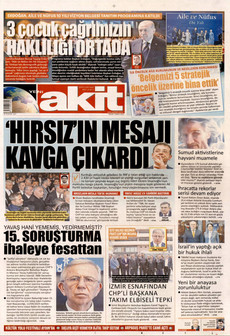 YENİ AKİT 3 Mayıs 2026 gazete manşeti
