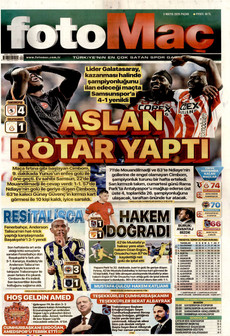FOTOMAÇ 3 Mayıs 2026 gazete manşeti