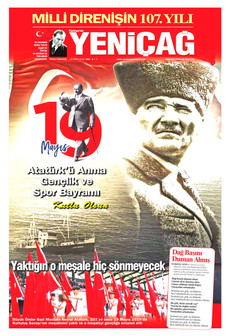 YENİÇAĞ 19 Mayıs 2026 gazete manşeti