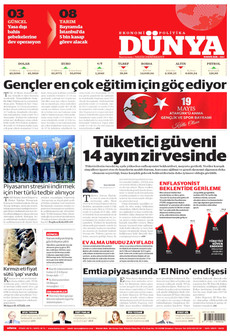 DÜNYA 19 Mayıs 2026 gazete manşeti