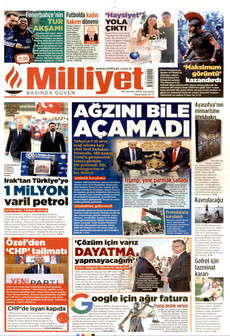MİLLİYET 29 Temmuz 2026 gazete manşeti