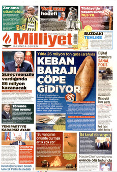 MİLLİYET 30 Temmuz 2026 gazete manşeti