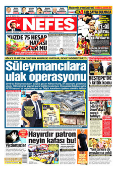 NEFES 14 Ağustos 2026 Gazete Manşeti Küçük