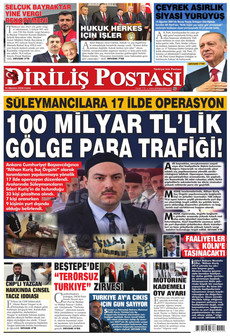DİRİLİŞ POSTASI 14 Ağustos 2026 Gazete Manşeti Küçük