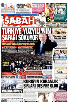 SABAH 15 Ağustos 2026 gazete manşeti