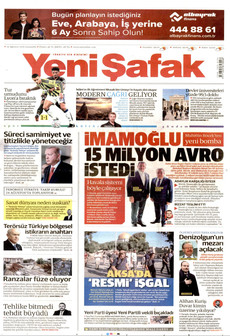 YENİ ŞAFAK 19 Ağustos 2026 Gazete Manşeti Küçük