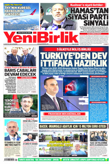 YENİBİRLİK 19 Ağustos 2026 Gazete Manşeti Küçük