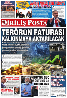 DİRİLİŞ POSTASI 24 Ağustos 2026 gazete manşeti