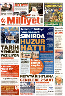 MİLLİYET 27 Ağustos 2026 gazete manşeti