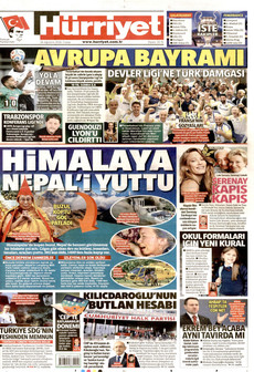 HÜRRİYET 28 Ağustos 2026 gazete manşeti