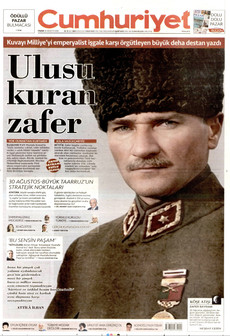 CUMHURİYET 30 Ağustos 2026 Gazete Manşeti Küçük