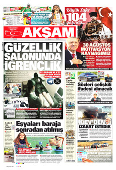 AKŞAM 30 Ağustos 2026 Gazete Manşeti Küçük