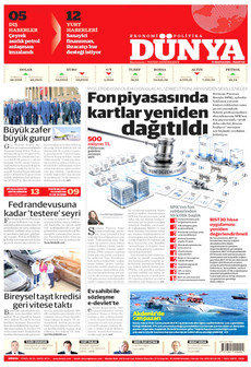 DÜNYA 31 Ağustos 2026 Gazete Manşeti Küçük