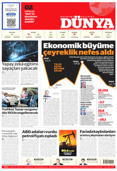 DÜNYA 1 Eylül 2026 gazete manşeti