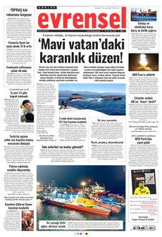 EVRENSEL 2 Eylül 2026 Gazete Manşeti Küçük
