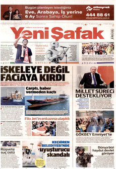 YENİ ŞAFAK 3 Eylül 2026 Gazete Manşeti Küçük