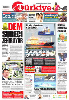 TÜRKİYE GAZETESİ 4 Eylül 2026 gazete manşeti