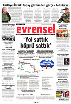 EVRENSEL 6 Eylül 2026 Gazete Manşeti Küçük