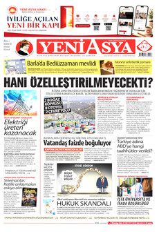 YENİ ASYA 6 Eylül 2026 Gazete Manşeti Küçük