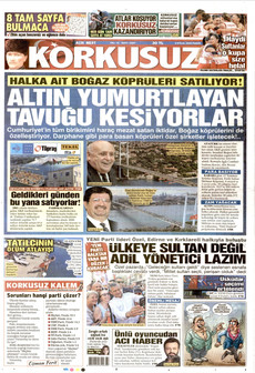 KORKUSUZ 6 Eylül 2026 Gazete Manşeti Küçük