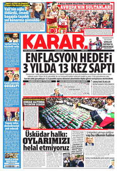 KARAR 7 Eylül 2026 Gazete Manşeti Küçük