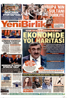 YENİBİRLİK 7 Eylül 2026 Gazete Manşeti Küçük