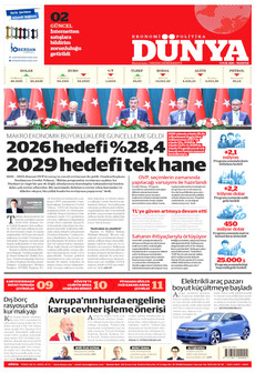 DÜNYA 7 Eylül 2026 Gazete Manşeti Küçük