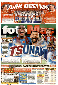 FOTOMAÇ 7 Eylül 2026 Gazete Manşeti Küçük