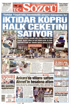 SÖZCÜ 8 Eylül 2026 Gazete Manşeti Küçük