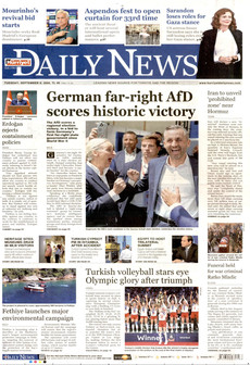 HÜRRİYET DAİLY NEWS 8 Eylül 2026 Gazete Manşeti Küçük
