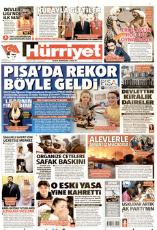 HÜRRİYET 9 Eylül 2026 Gazete Manşeti Küçük