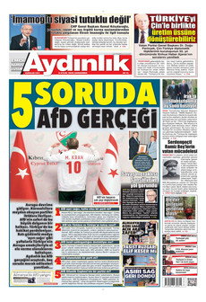 AYDINLIK GAZETESİ 9 Eylül 2026 Gazete Manşeti Küçük